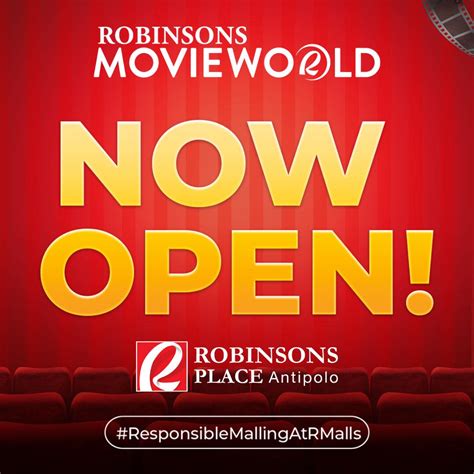 robinsons antipolo showing|Robinsons Movieworld.